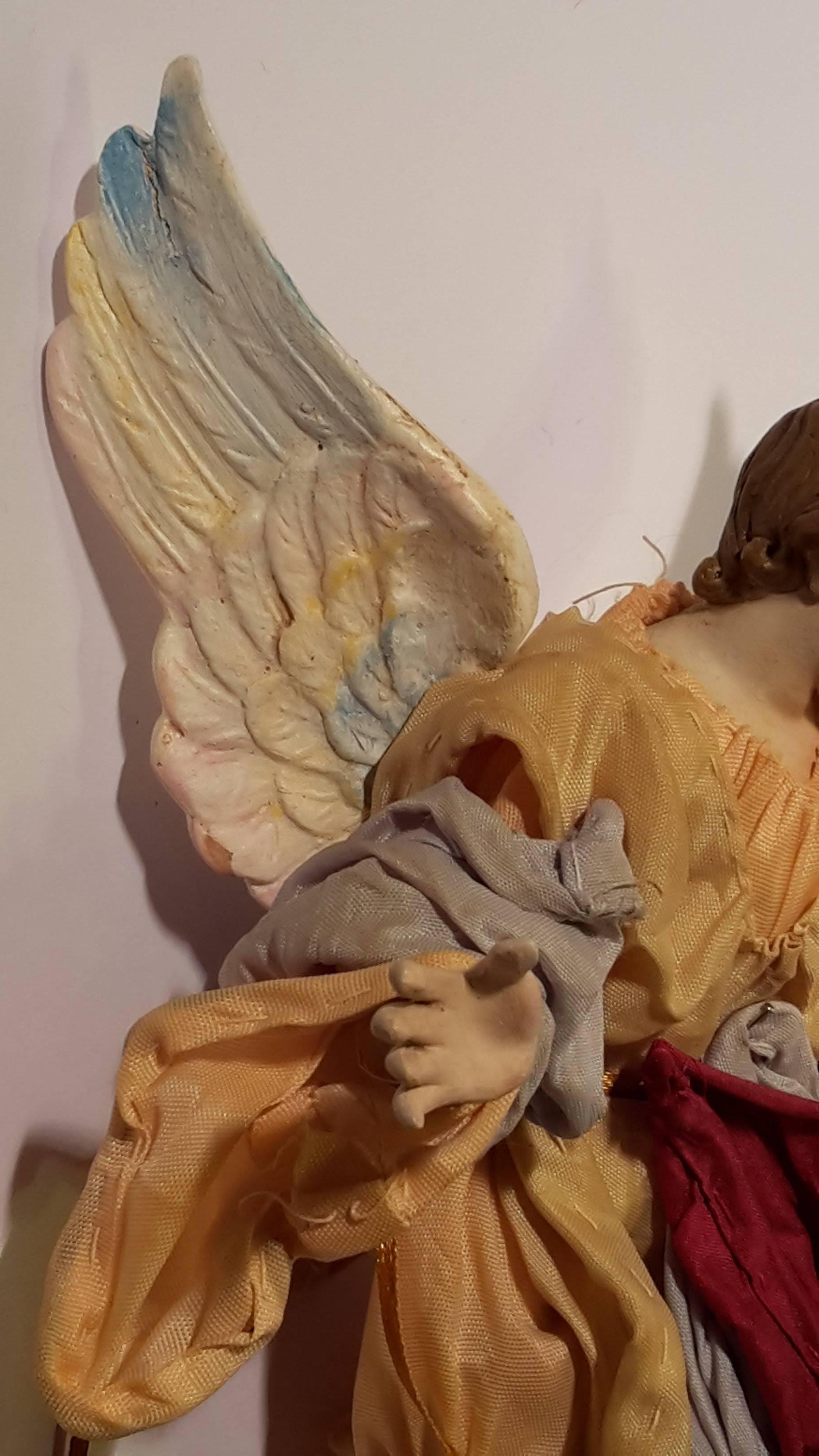 Italian Contemporary Angel Inspired by Neapolitan Baroque 