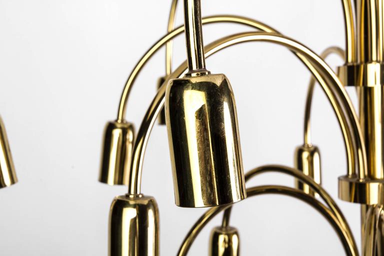 Luxe Italian Cascade Chandelier For Sale at 1stDibs