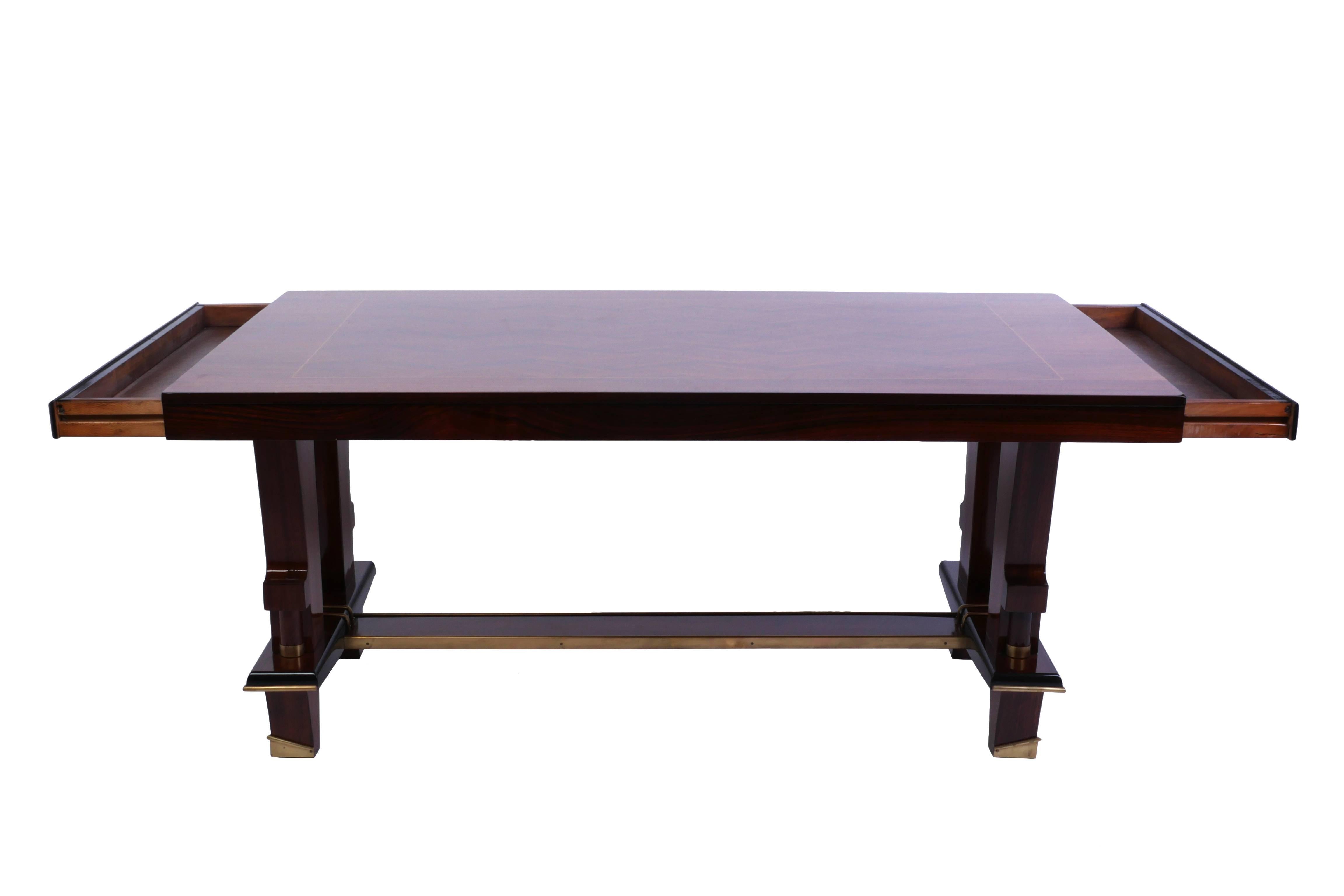Mid-20th Century Dining Table by Atelier Leleu For Sale