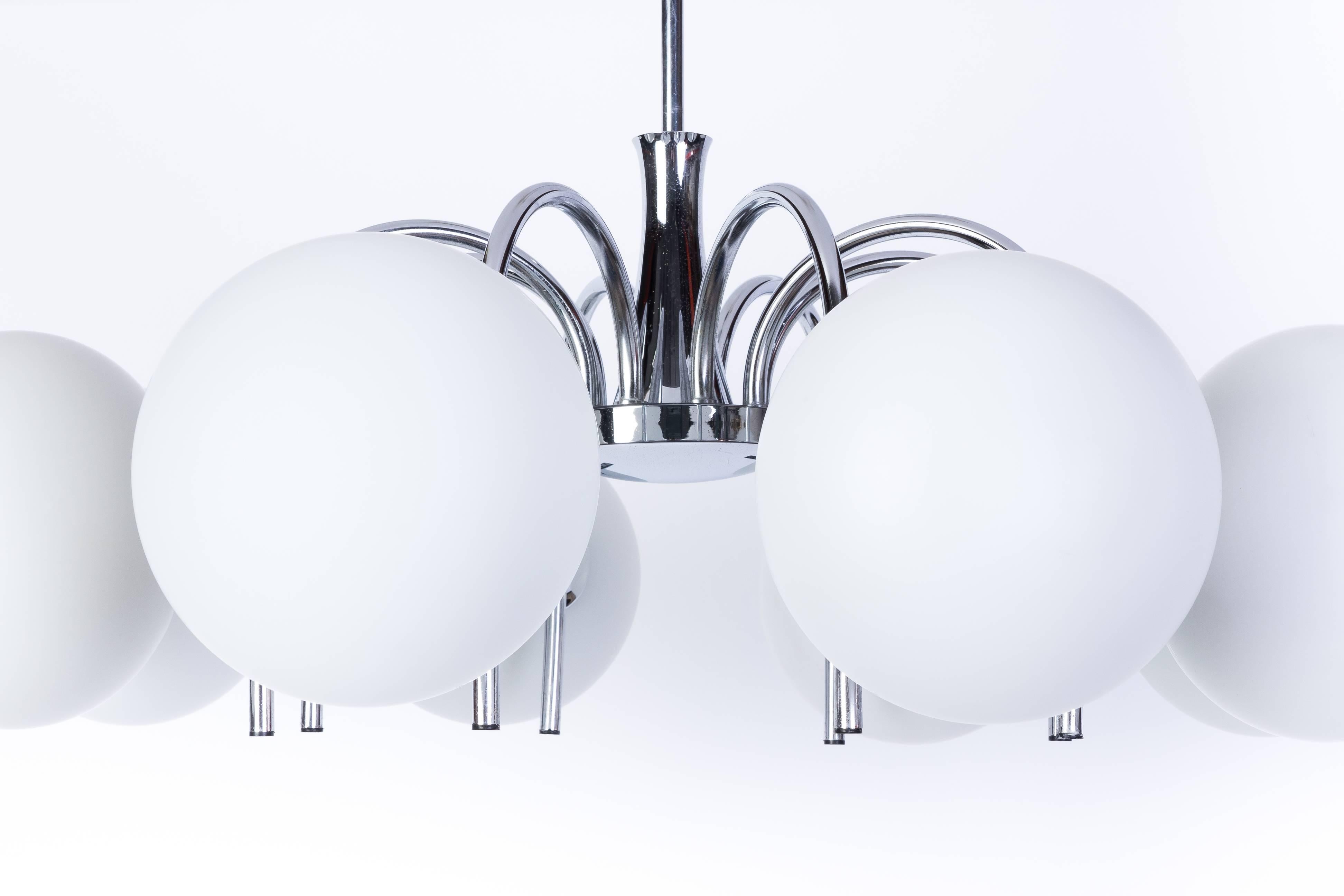 Swedish Spider Sputnik Chandelier For Sale