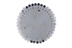 Chic Grand Kaiser Primat Ice Textured Crystal Plafoniere / Flush Mount