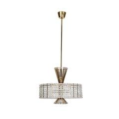 Sensational Mid-Century Modernist Chandelier by Emil Stejnar for Rupert Nikoll 6