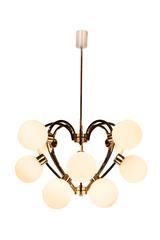 Superb 1970s Mid-Century Modernist Sputnik Chandelier