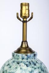 Mid-Century Modern Mosaic Porcelain Table Lamp