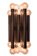 Oversized Mid-Century Modernist Cinema Sconce by Sciolari
