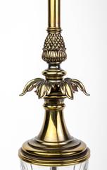 Luxe Hollywood Regency Brass and Cut Glass by Stiffel