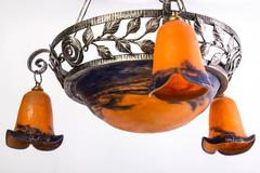 Beautiful Art Deco Chandelier by Degué