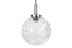 Impressive Pair of 1960s Mid-Century Modernist Pendants by Doria
