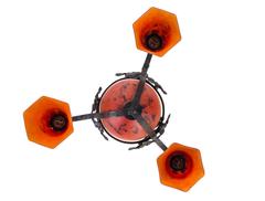 French Art Deco Chandelier by Charles Schneider