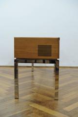 Vintage 1960s Arizona Blaupunkt Dual Turntable Record Player Radio Walnut Wood