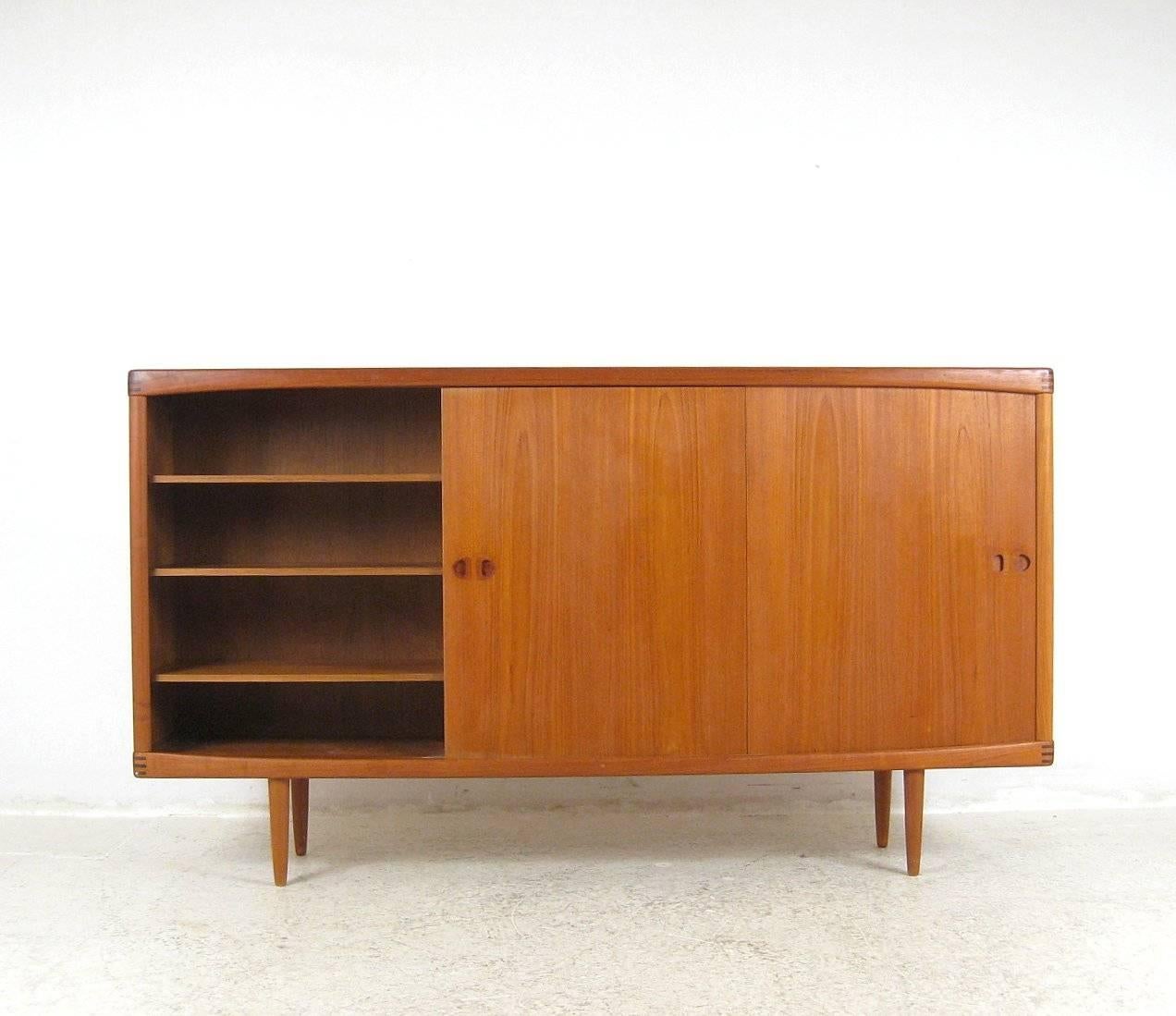 Mid-Century Modern Early 1970s Large H.W. Klein Sideboard or Credenza in Teak For Sale
