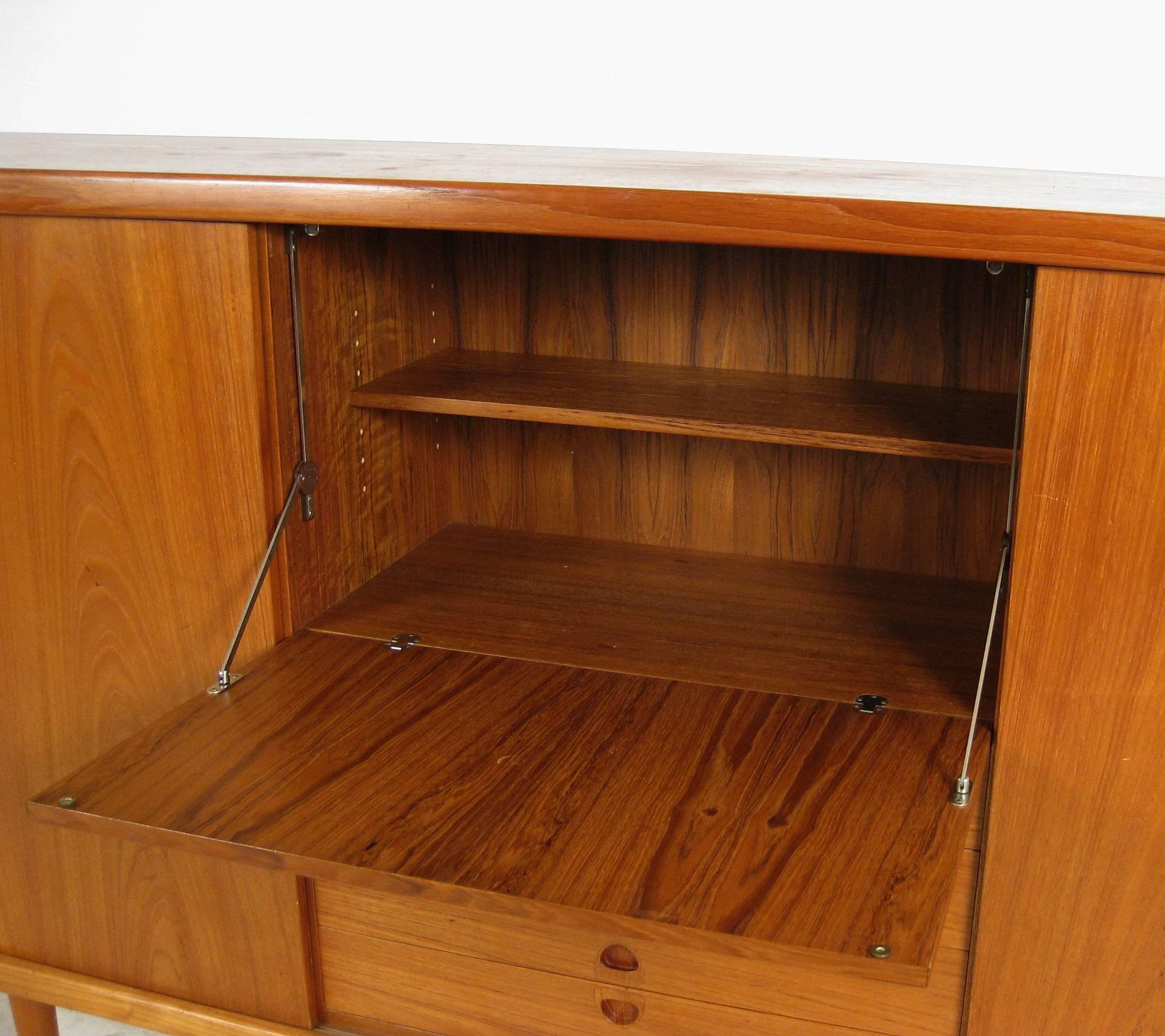 Early 1970s Large H.W. Klein Sideboard or Credenza in Teak For Sale 2