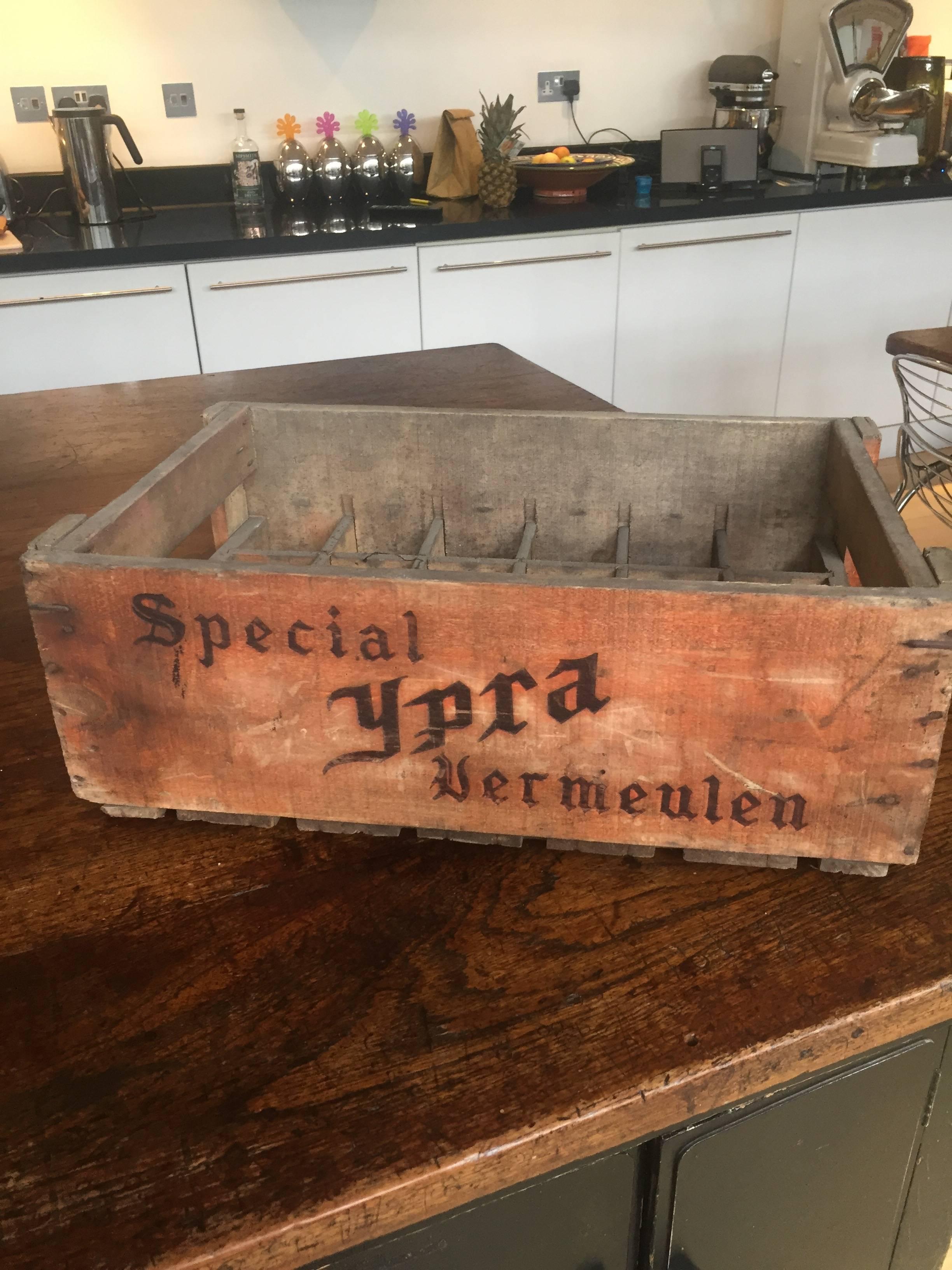 1950s Belgian Beer Crates For Sale 3