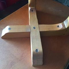 Mid-Century 1960s British Coffee Table in Walnut with Light Teak Legs