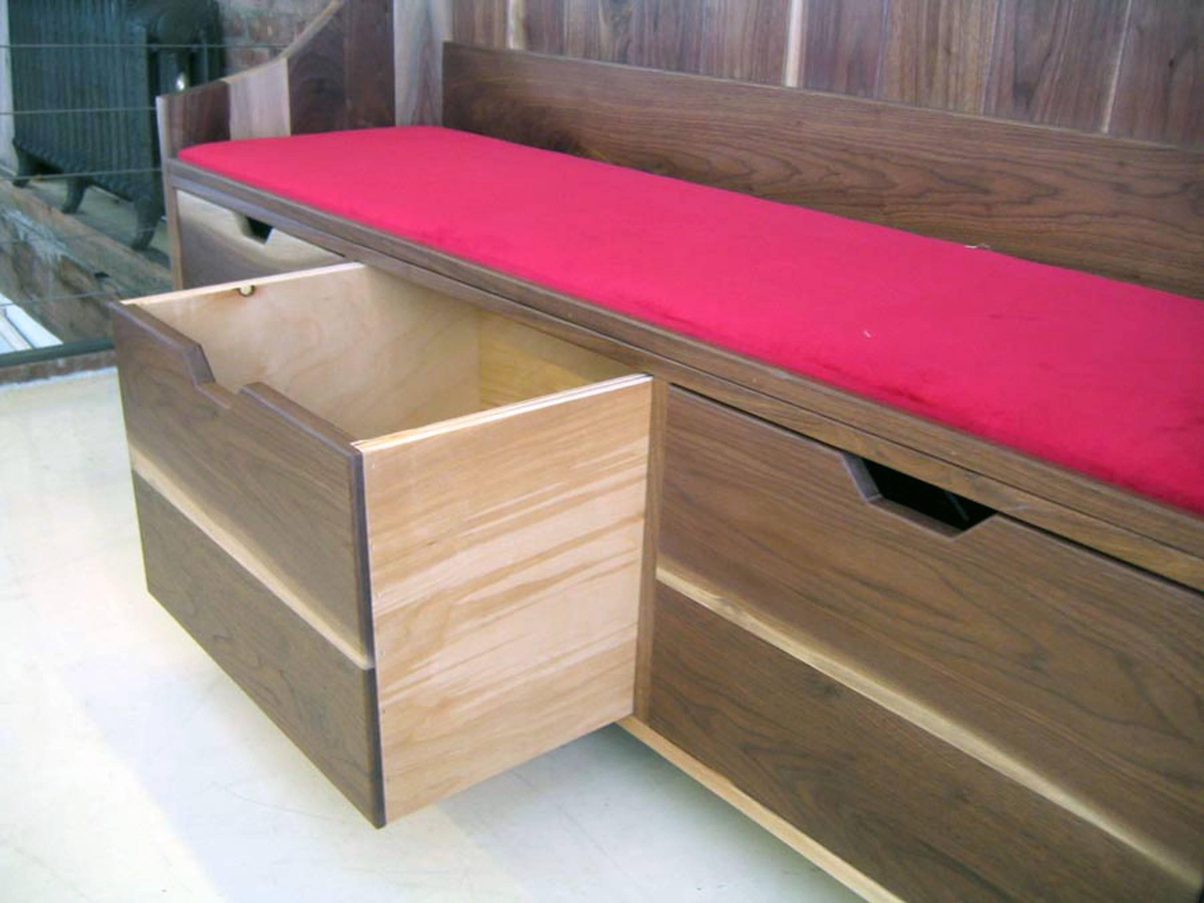 deacons bench with storage