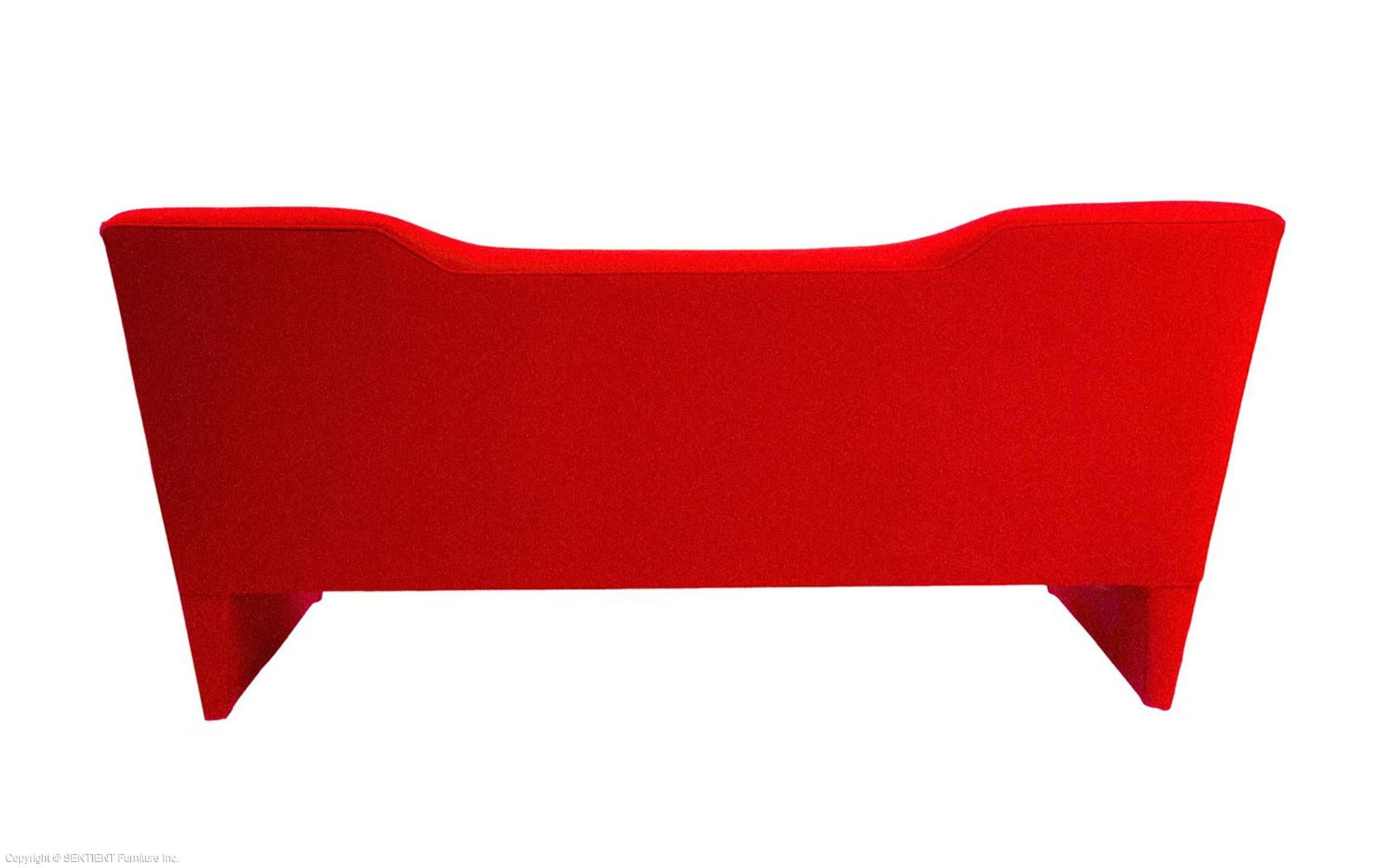 Dyed Sentient Memphis Inspired Nersi Sofa For Sale