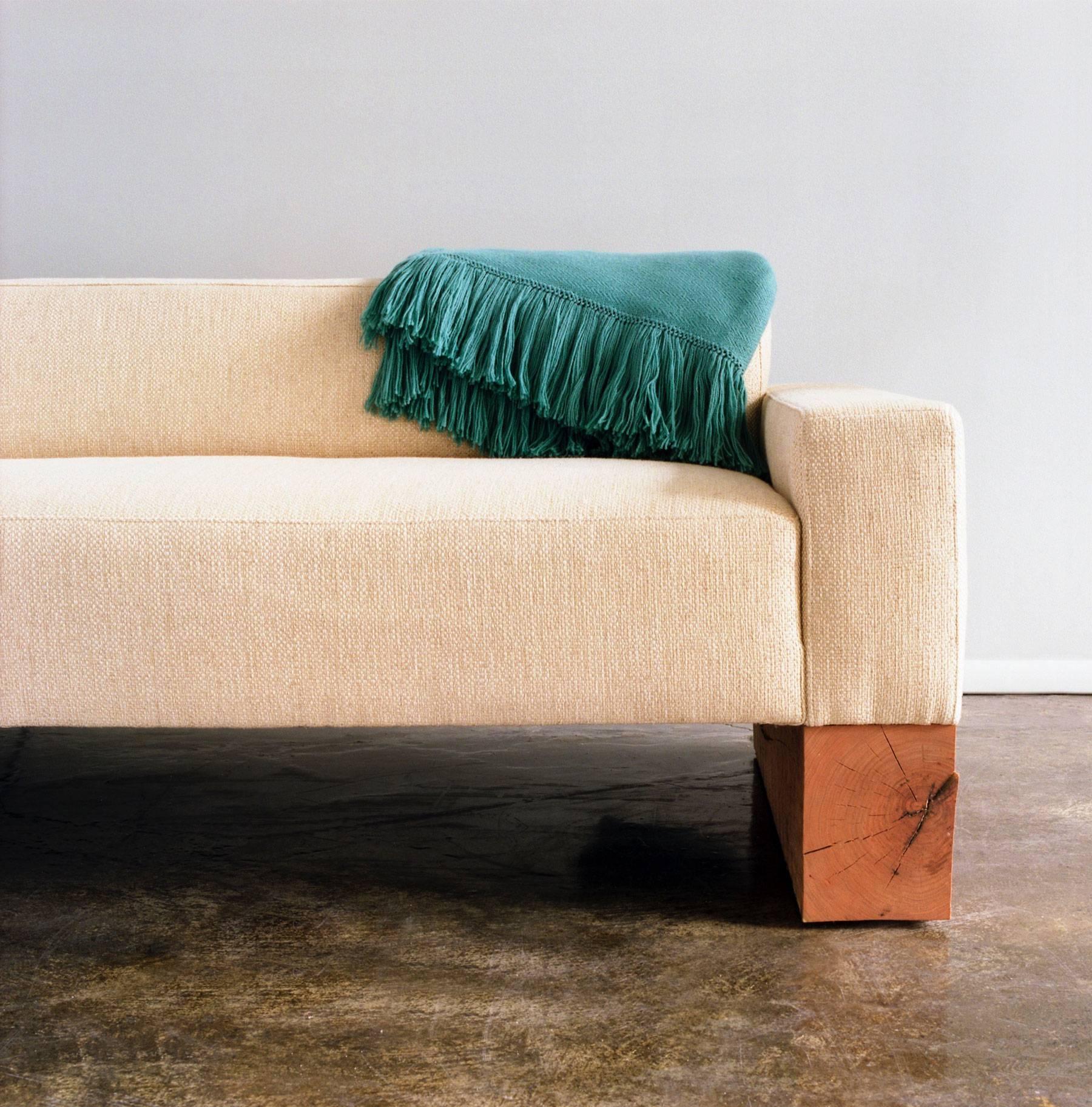 American Shimna Beam Sectional Sofa For Sale