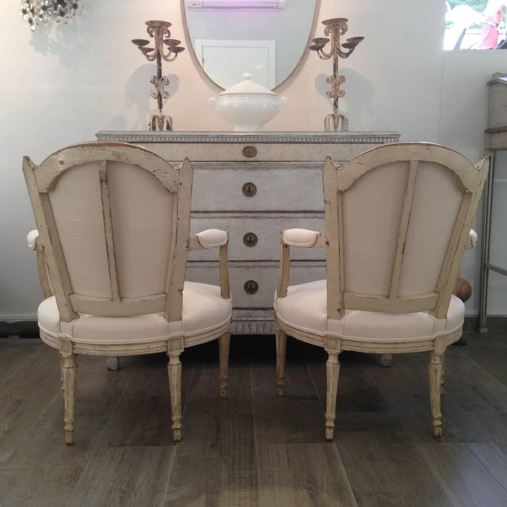 French Pair of Louis XVI Armchairs
