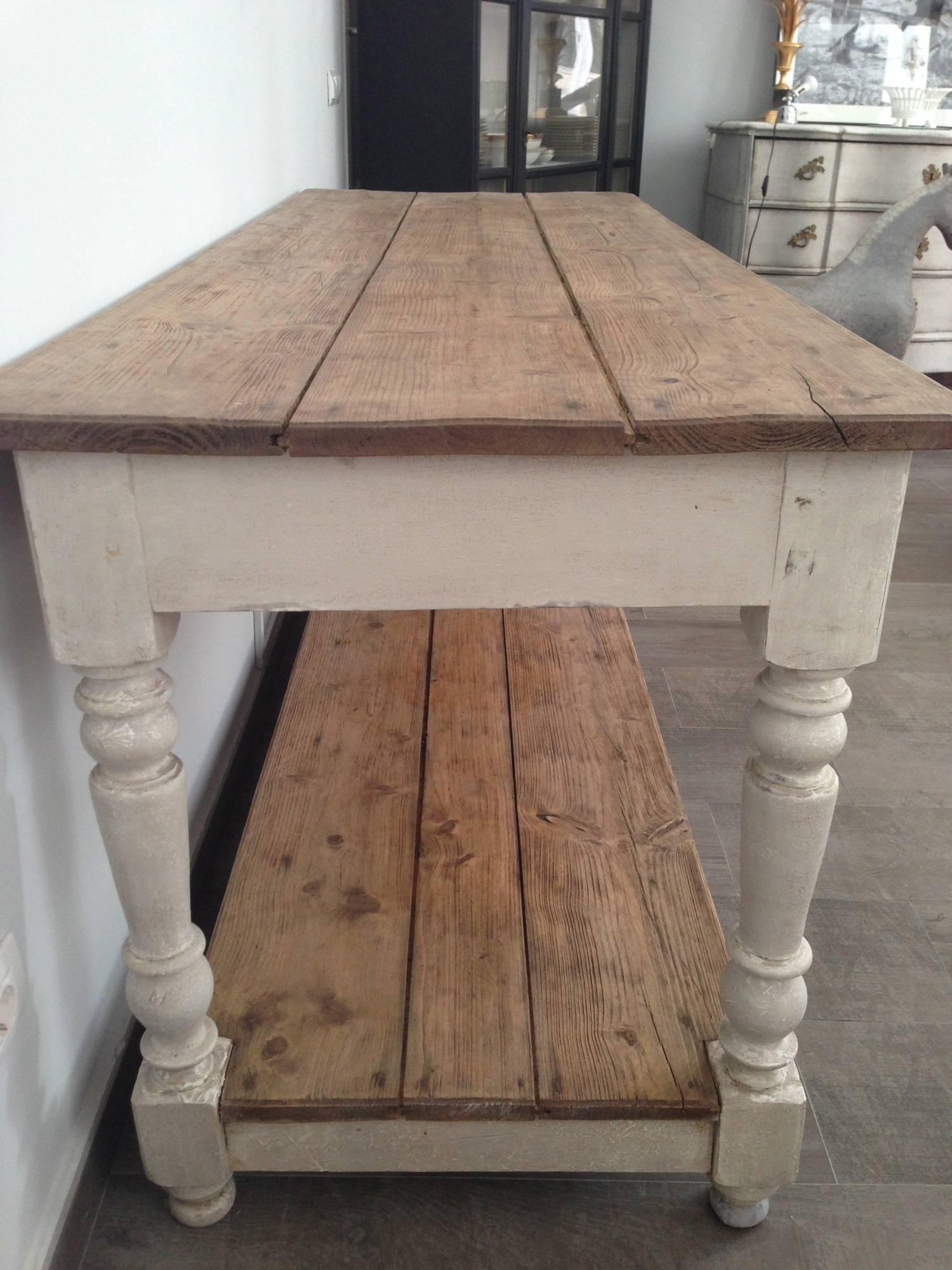 French Antique Drapers Table 1