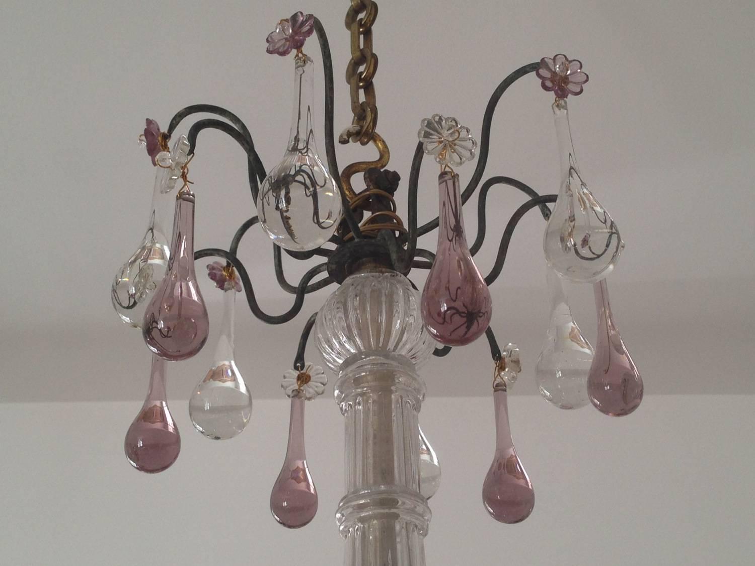 Antique French Baccarat Chandelier 1