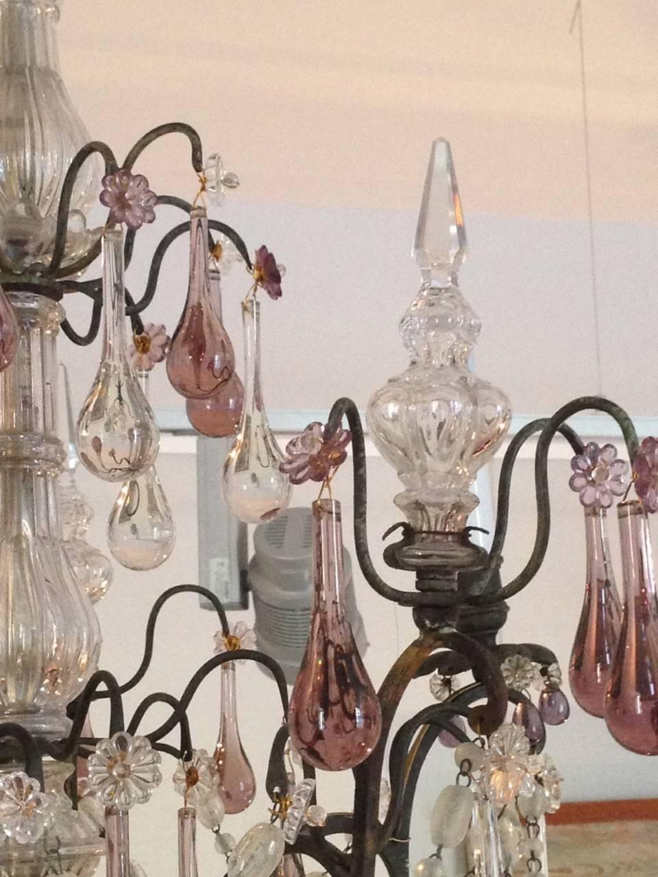 Antique French Baccarat Chandelier 4