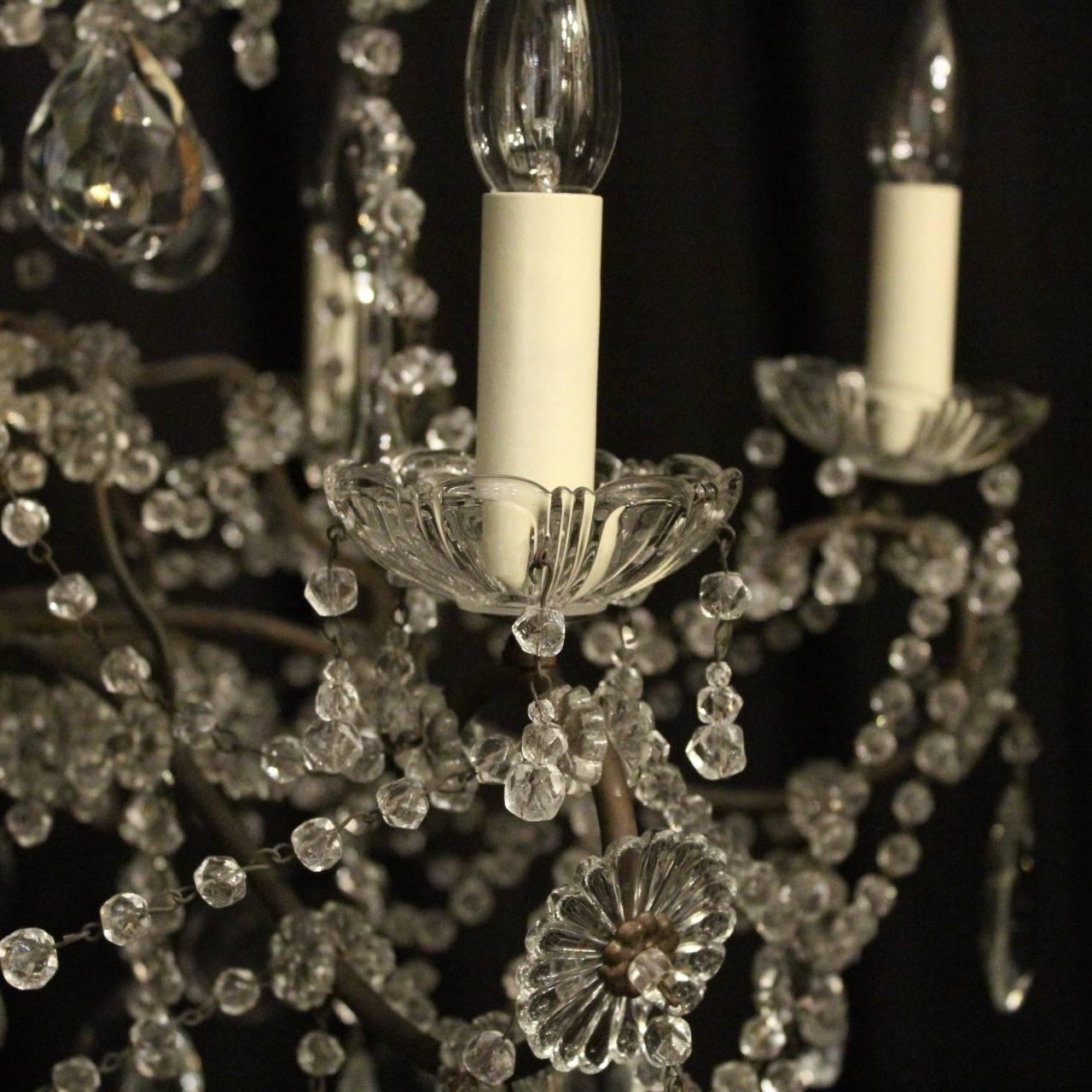Italian Florentine Six-Light Antique Chandelier
