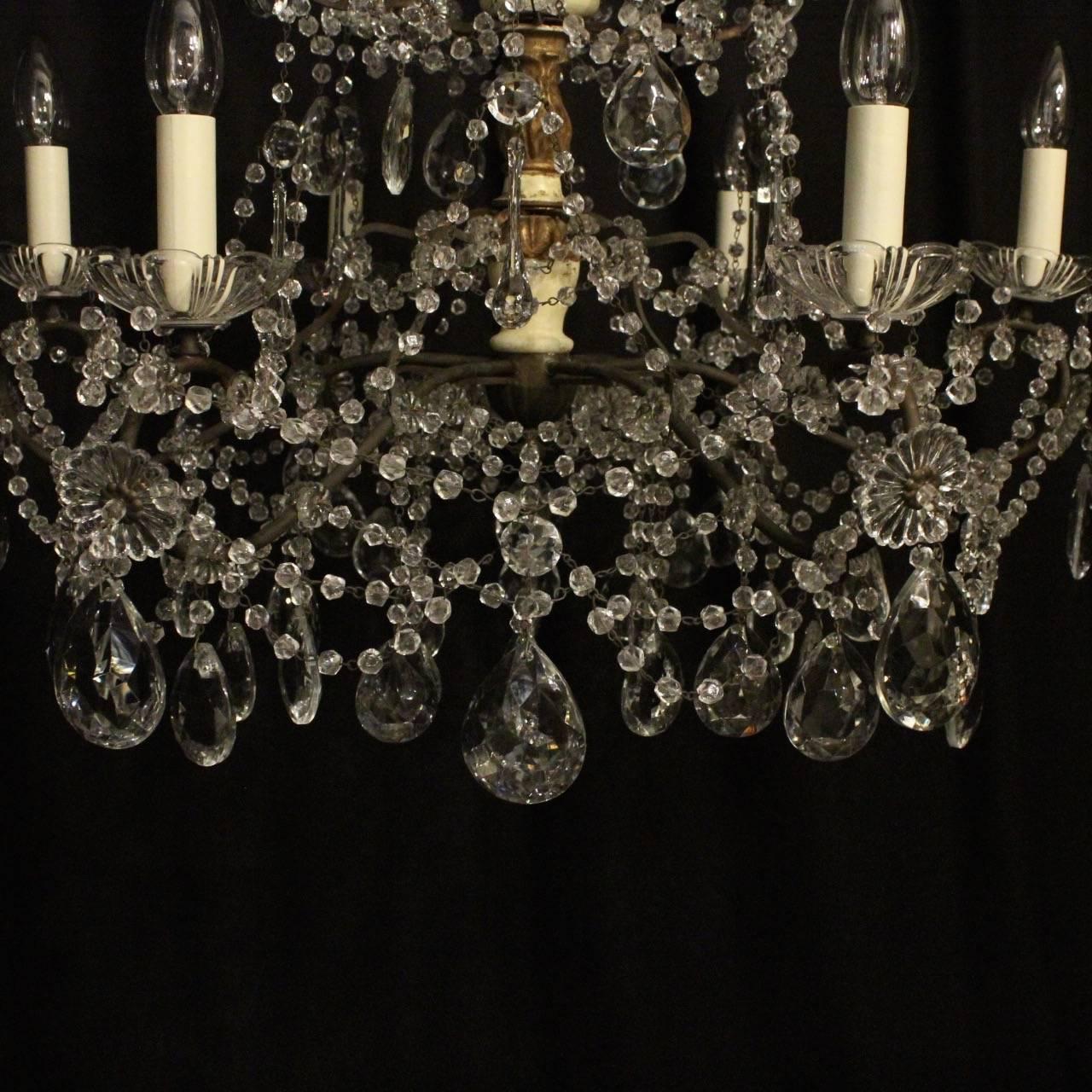19th Century Florentine Six-Light Antique Chandelier