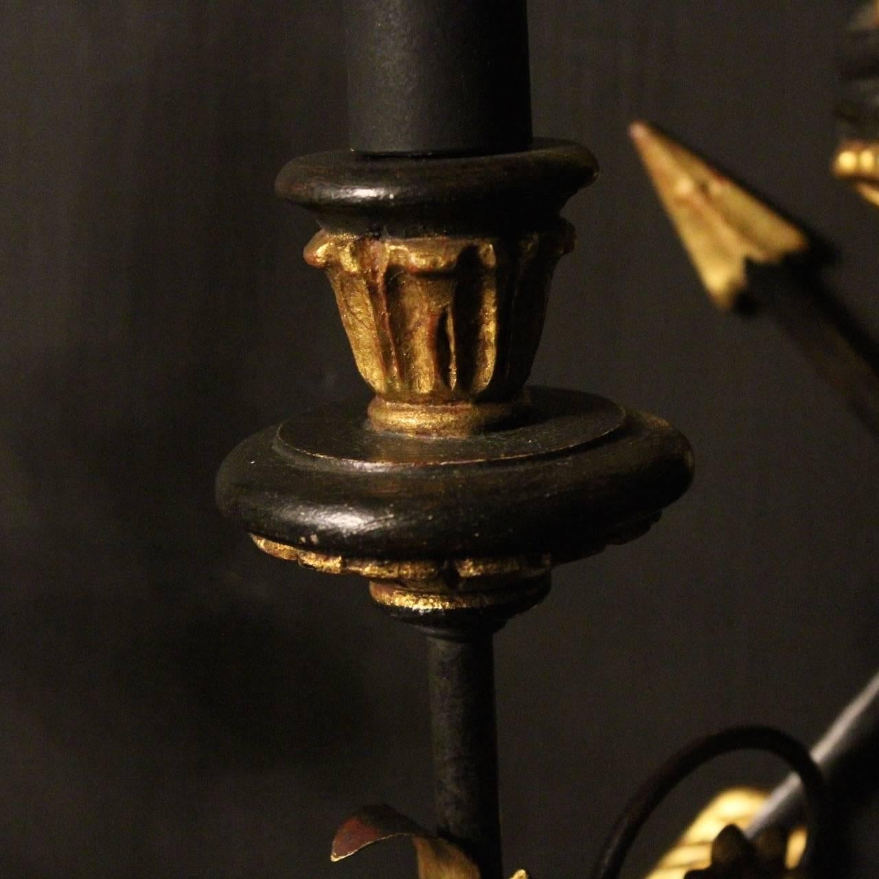 20th Century Italian Set of Four Gilded Eagle Wall Lights