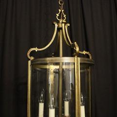 French Gilded Bronze Antique Lantern