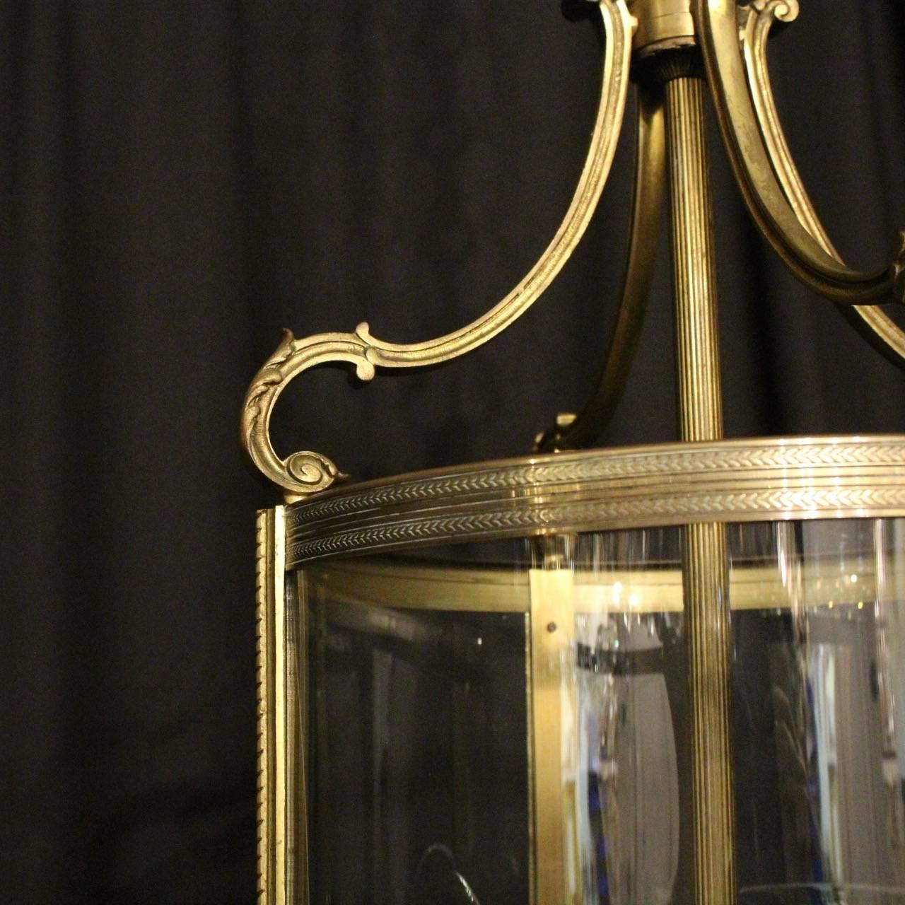 French Gilded Bronze Antique Lantern 3