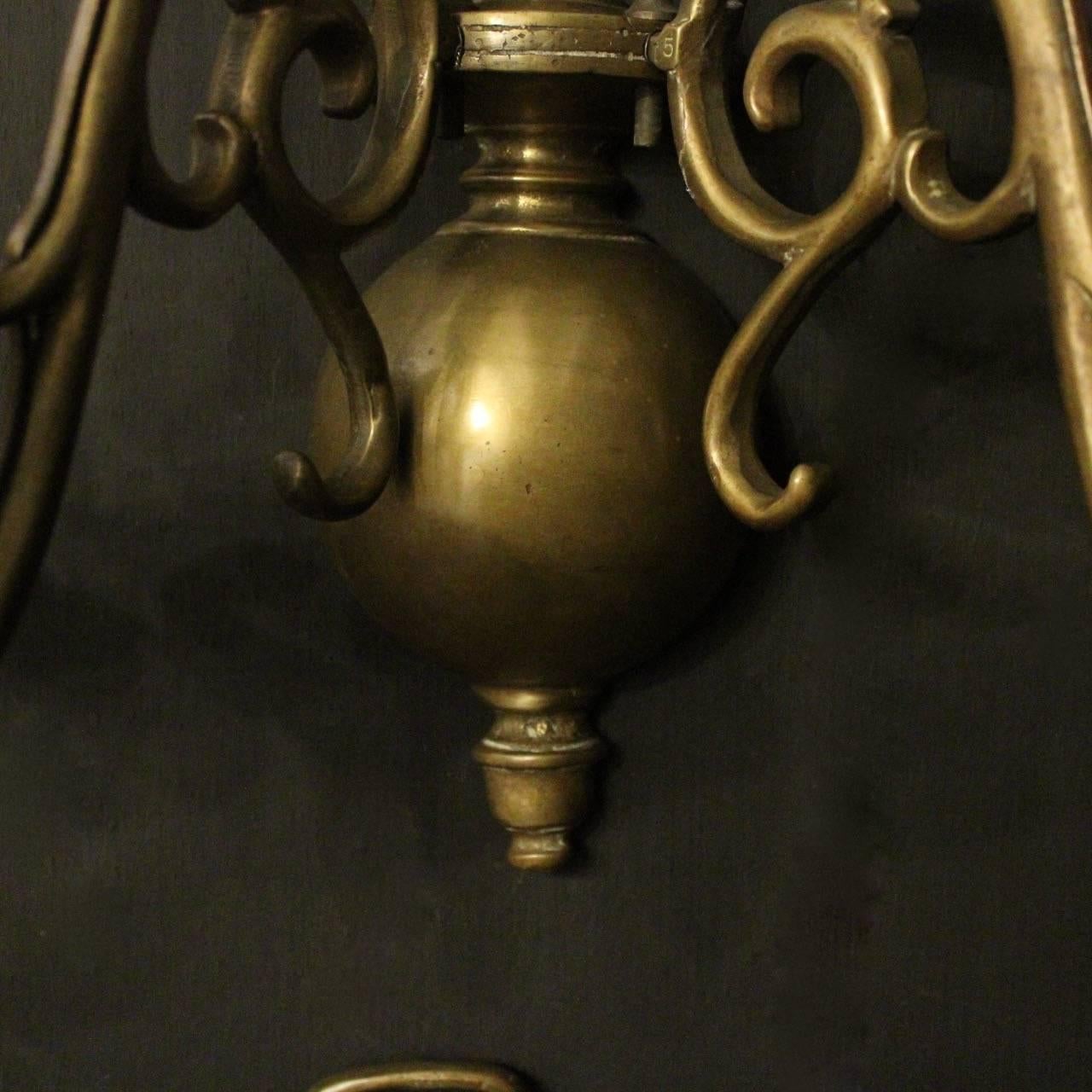 Flemish 19th Century Set of Four Bronze Twin-Arm Antique Sconces In Good Condition In Chester, GB