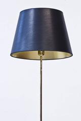 1960s Scandinavian Brass Floor Lamp by Bergboms
