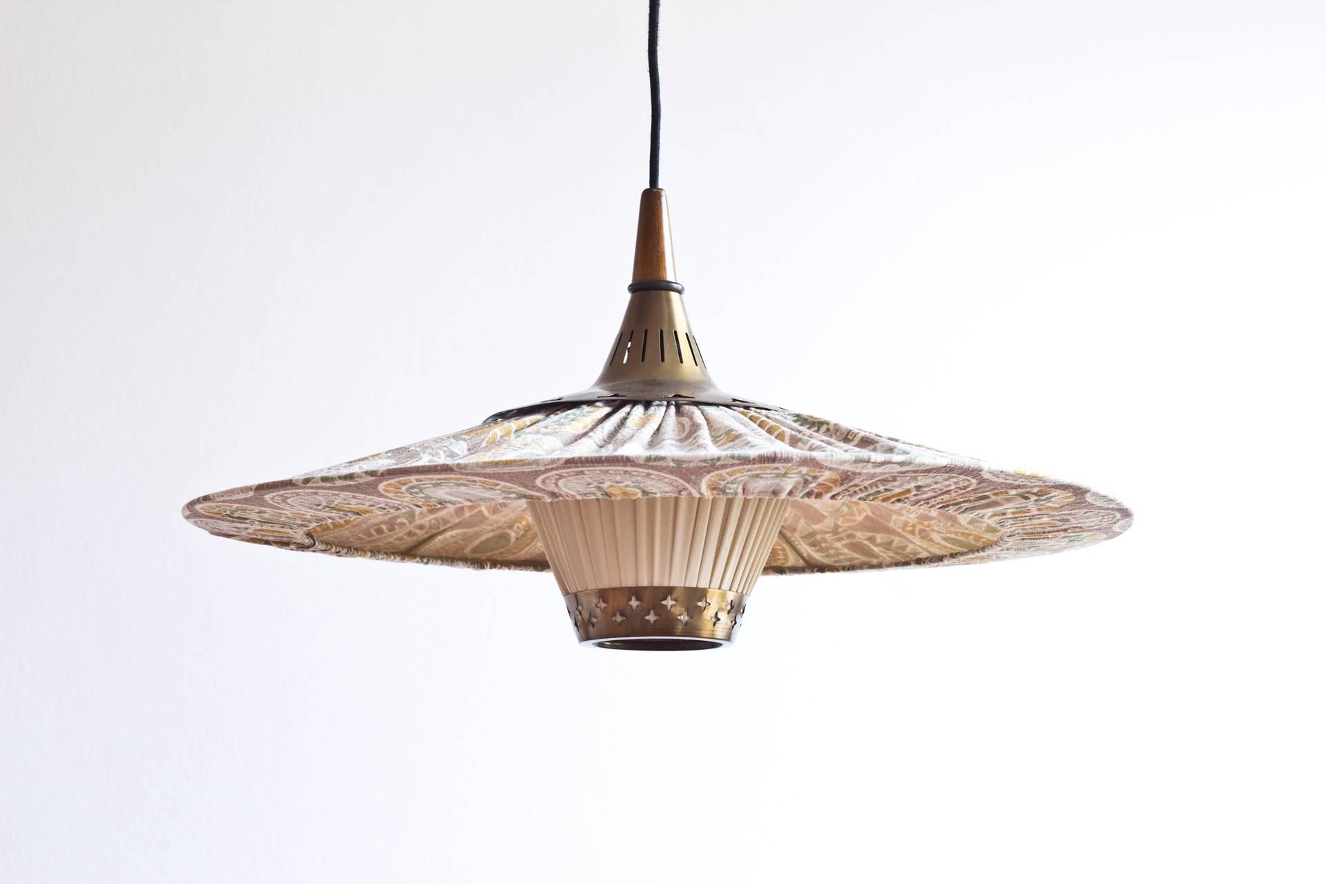 Scandinavian Modern 1940s Ceiling Lamp by Einar Backstrom