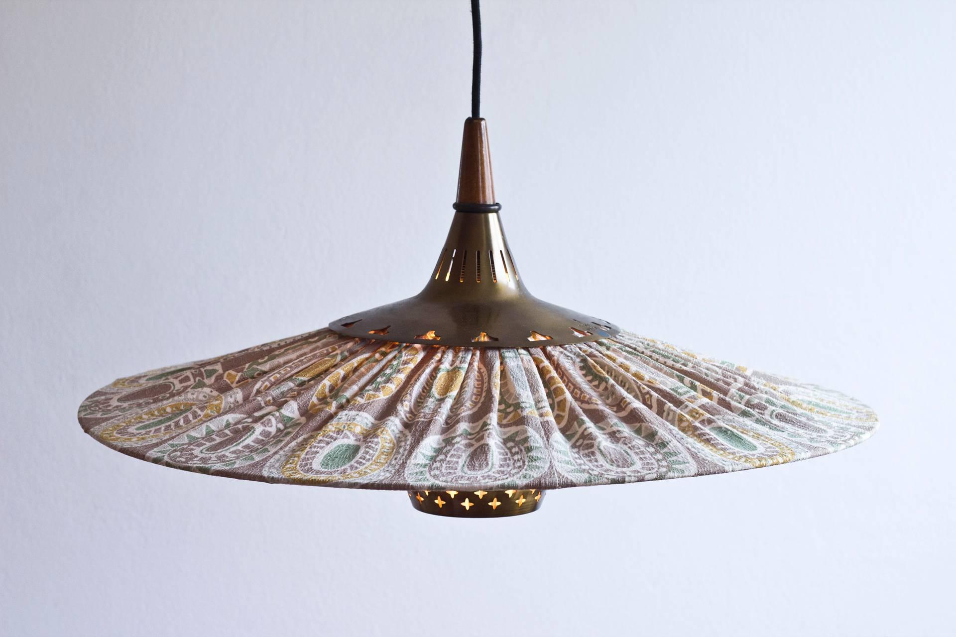 Swedish 1940s Ceiling Lamp by Einar Backstrom