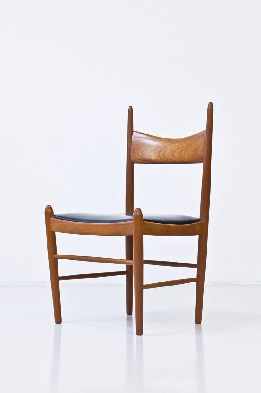 Mid-20th Century Set of Ten 1950s Teak Dining Chairs by Illum Wikkelsø