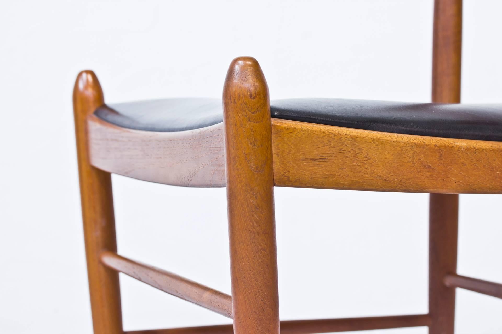 Set of Ten 1950s Teak Dining Chairs by Illum Wikkelsø 3