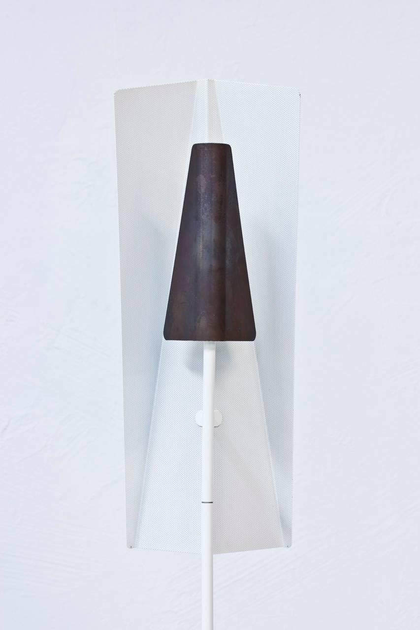 Scandinavian Modern Rare Floor Lamp Attributed to Borge Lindau
