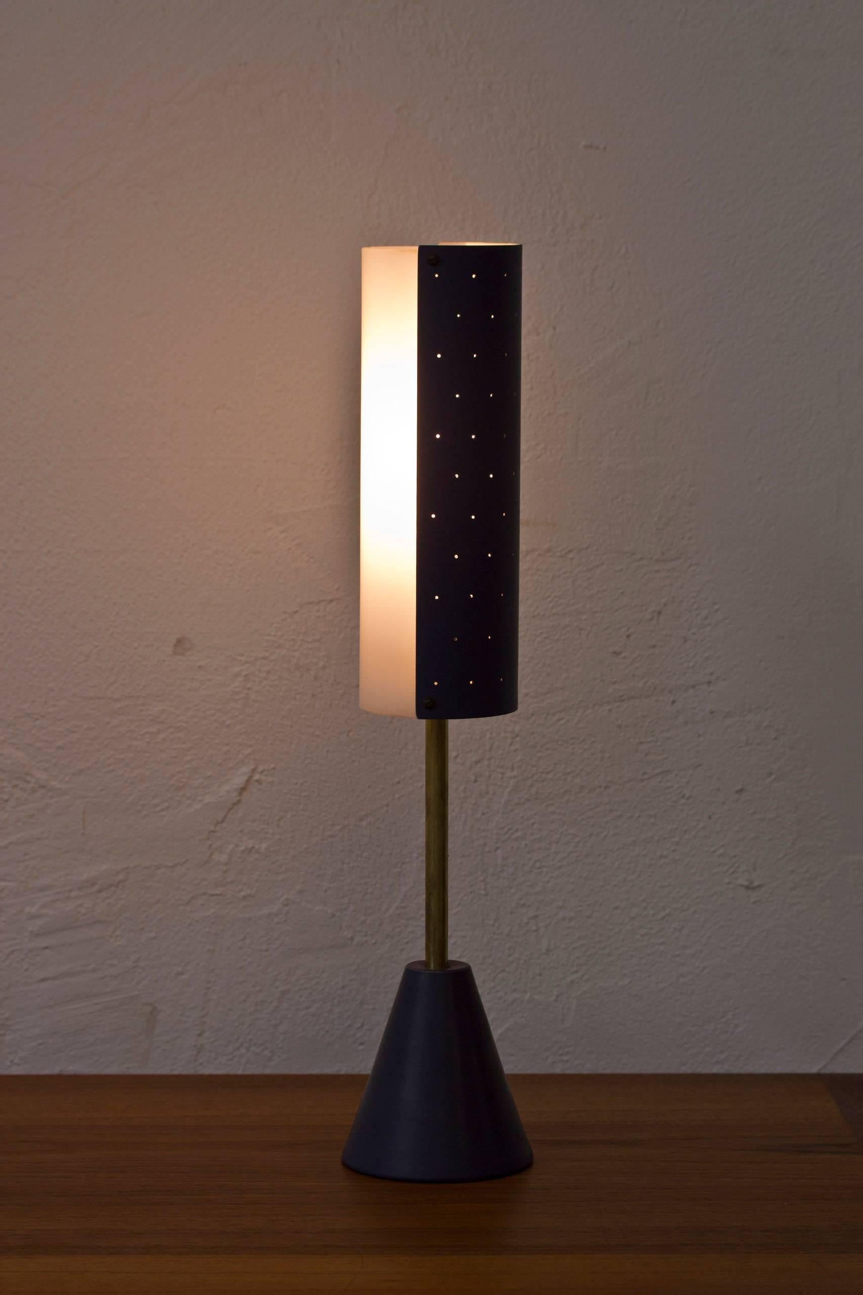 Metal 1950s Table Lamp by Svend Aage Holm Sorensen