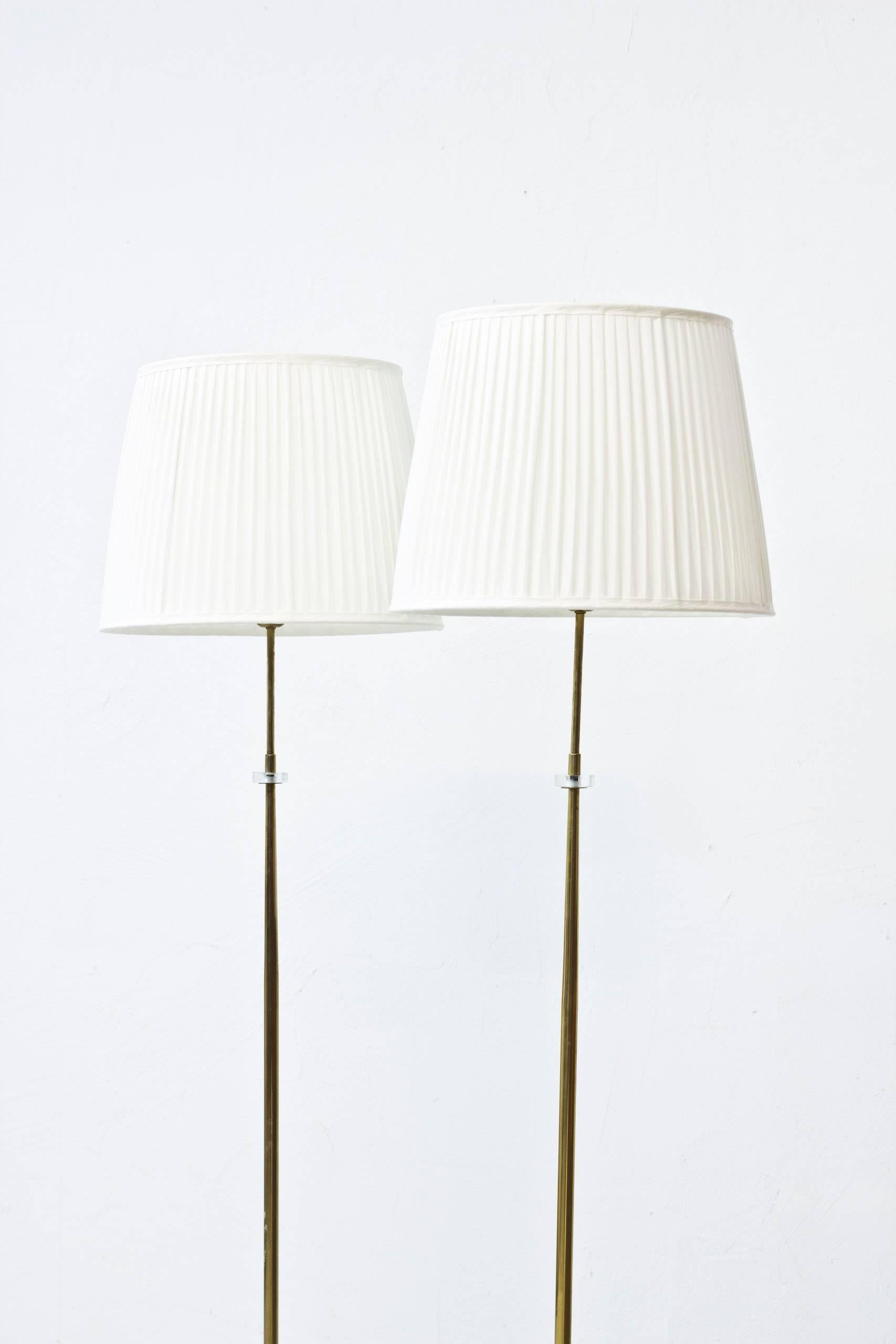 Scandinavian Modern Pair of 1960s Floor Lamps by Cebe