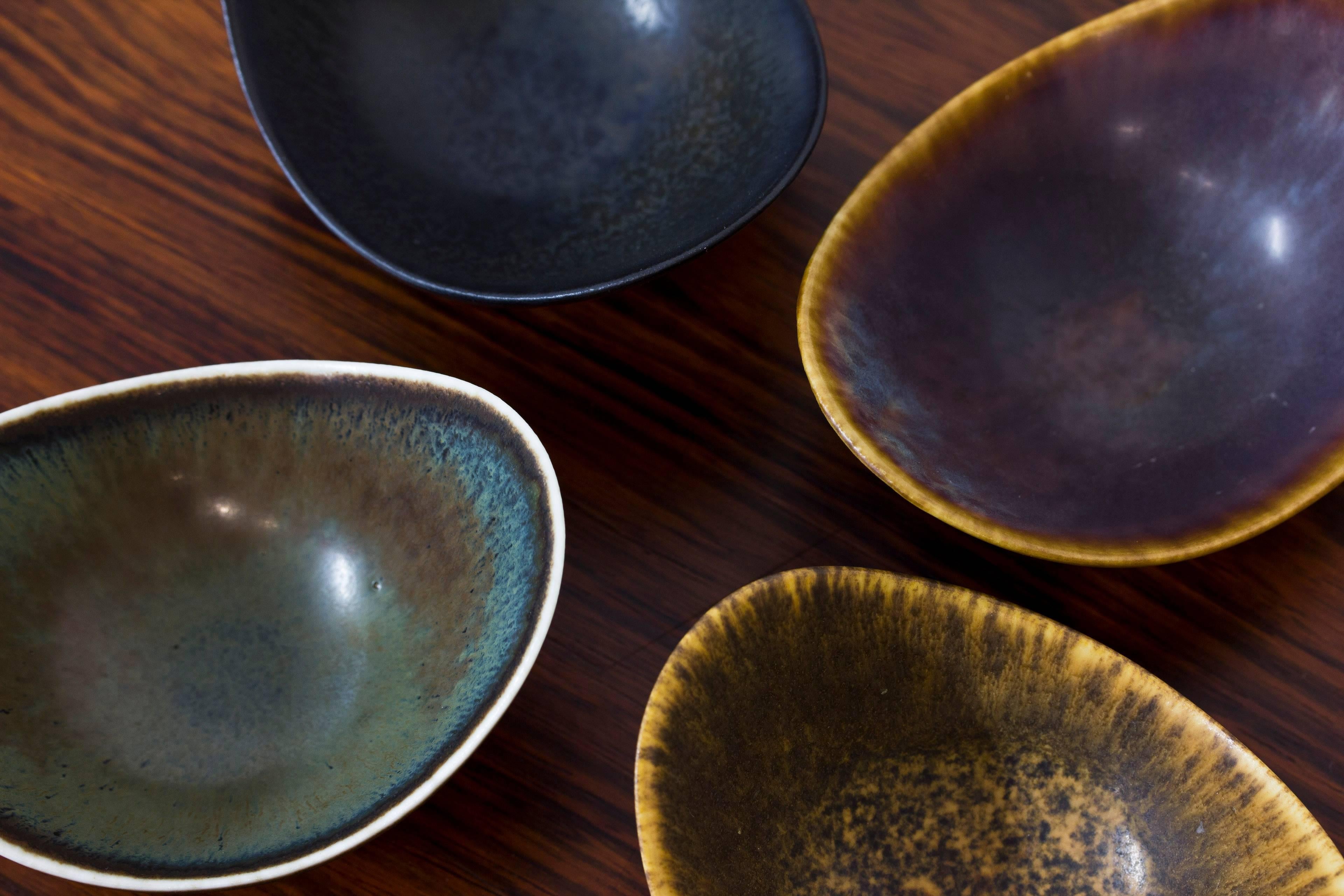 Collection of Ten Bowls by Gunnar Nylund 1