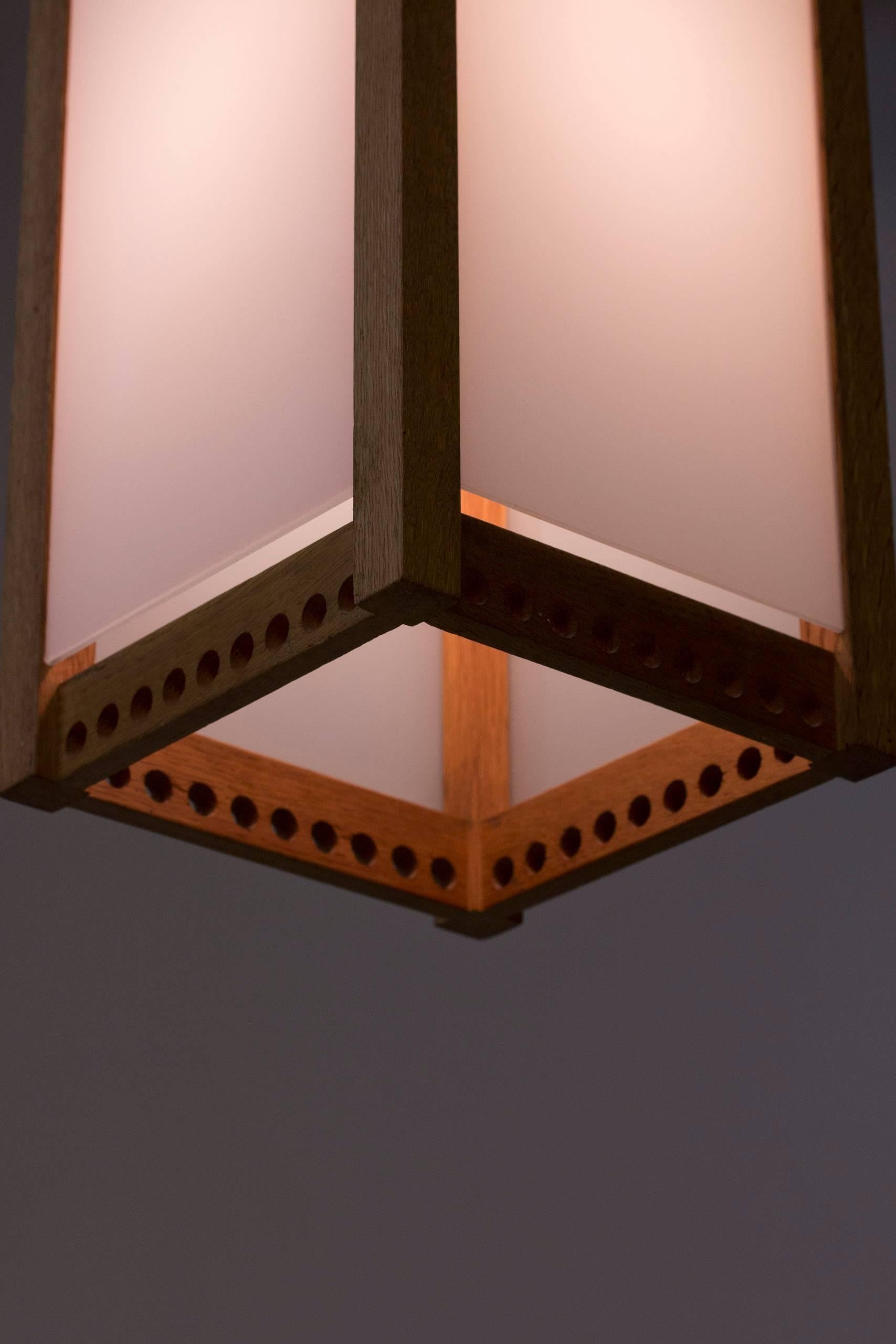 Rare Ceiling Lamp by John Kandell, 1956 4