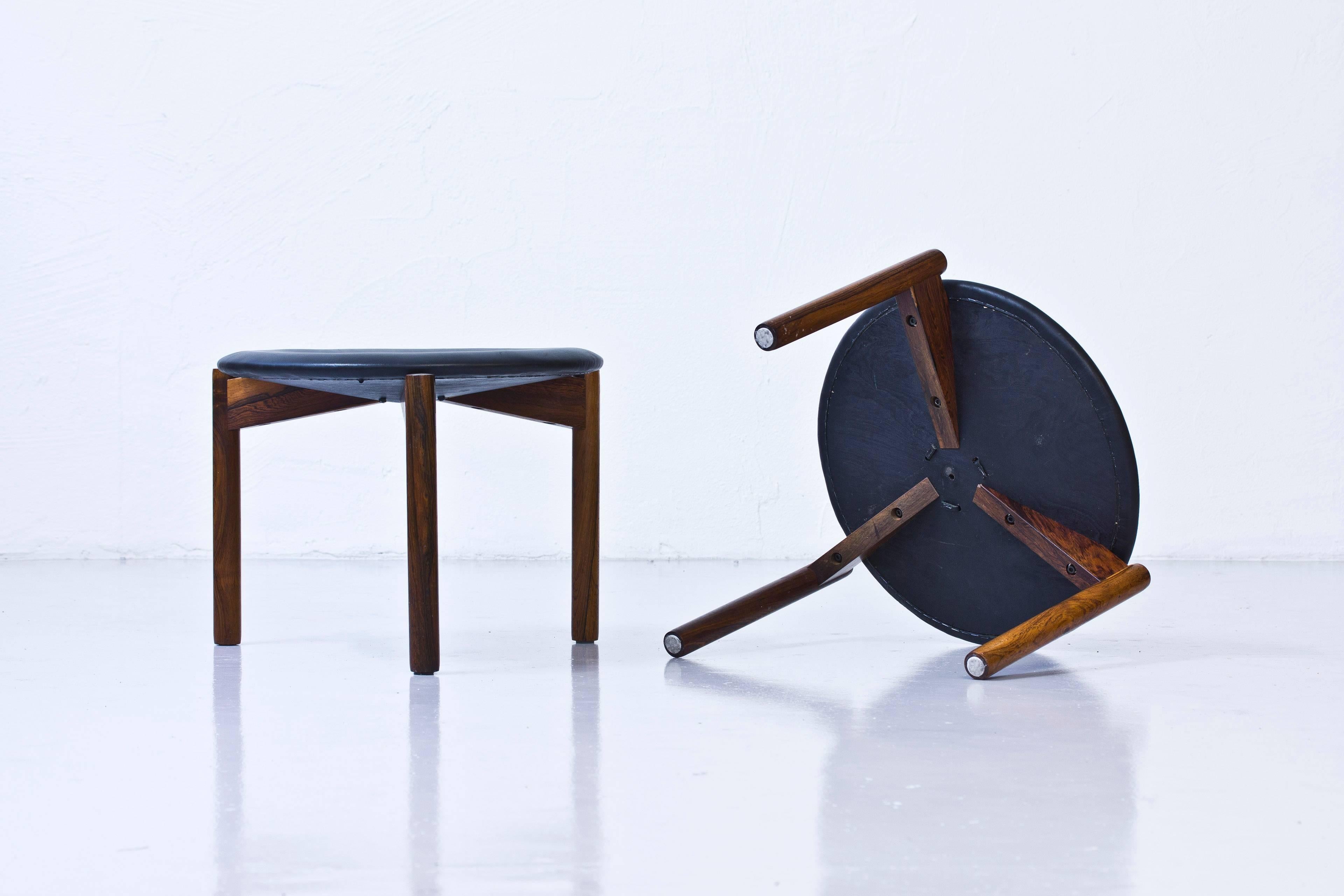 Scandinavian Modern Rare 1960s Stools by Uno and Osten Kristiansson
