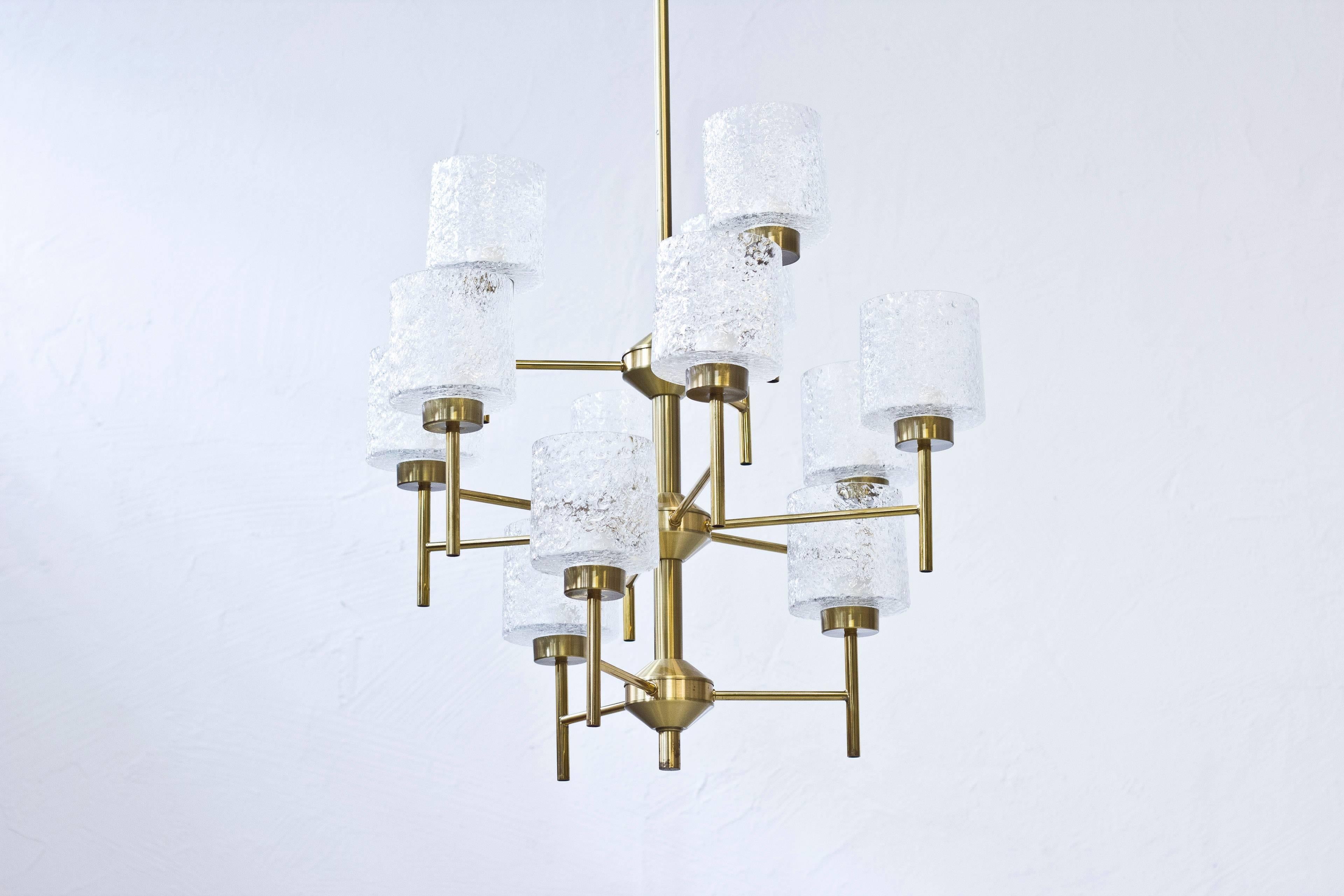 Swedish 1960s Chandeliers by Holger Johansson