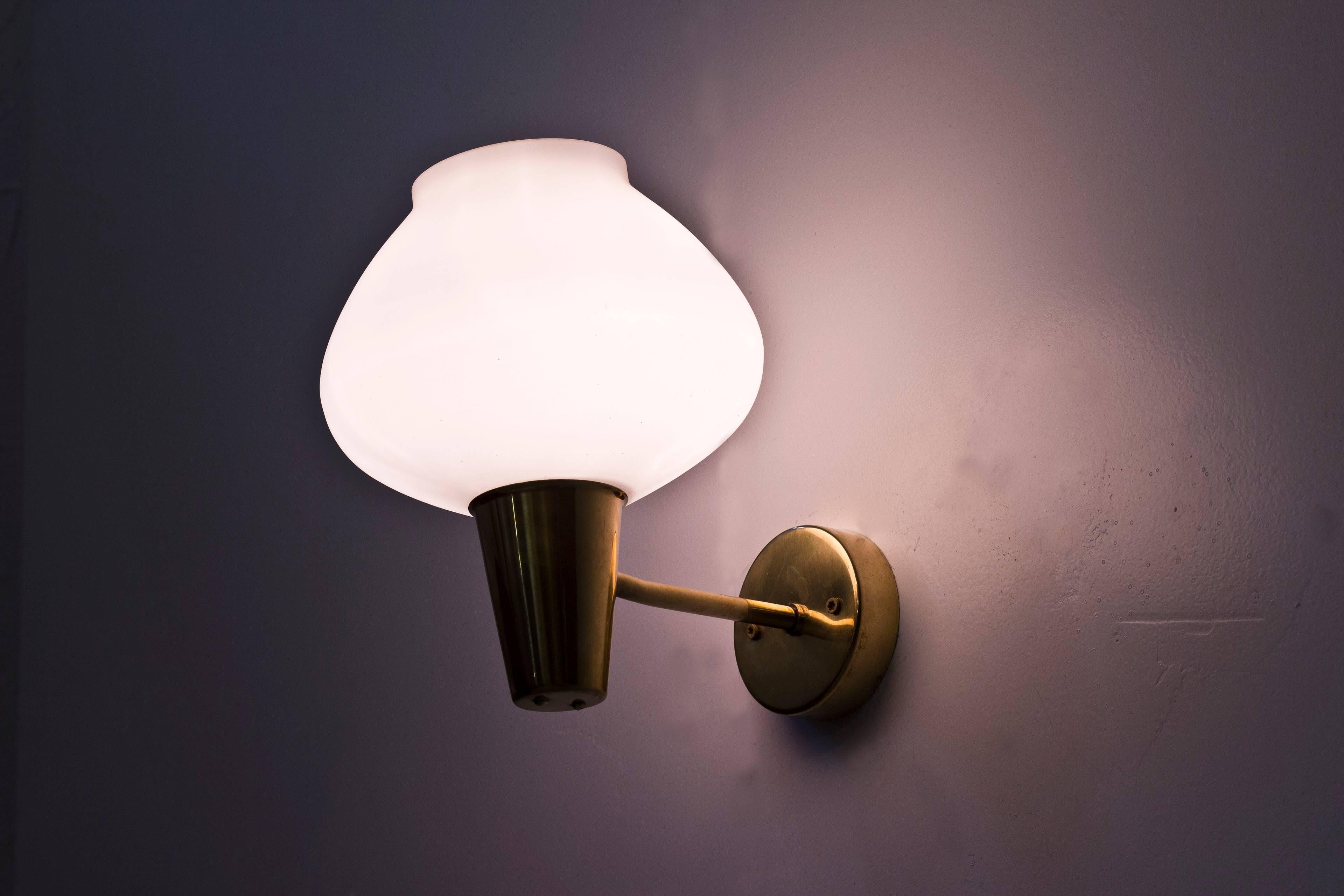 Mid-20th Century Swedish 1950s Wall Lamps by ASEA