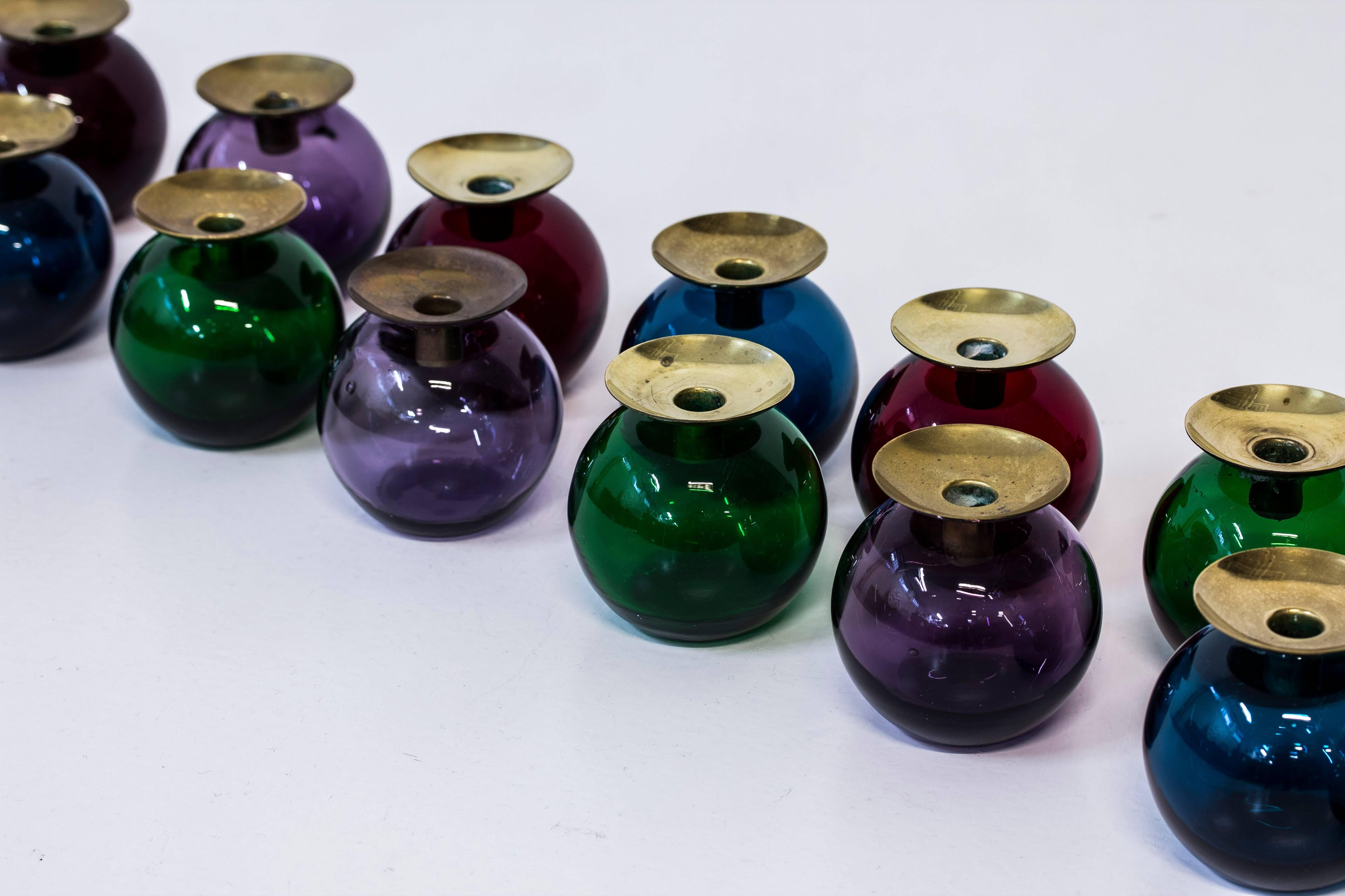 Mid-20th Century Collection of 1950s Candle Sticks by Gunnar Ander