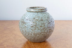 Vase en grès chamotté de Gunnar Nylund, Rörstrand, années 1930