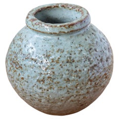 Vase en grès chamotté de Gunnar Nylund, Rörstrand, années 1930