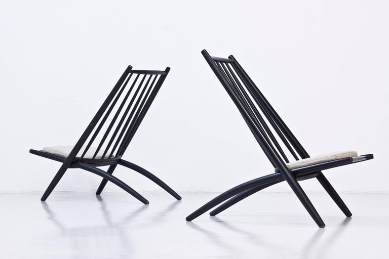 Pair of 1950s "Congo" Easy Chairs by Ilmari Tapiovaara at 1stDibs