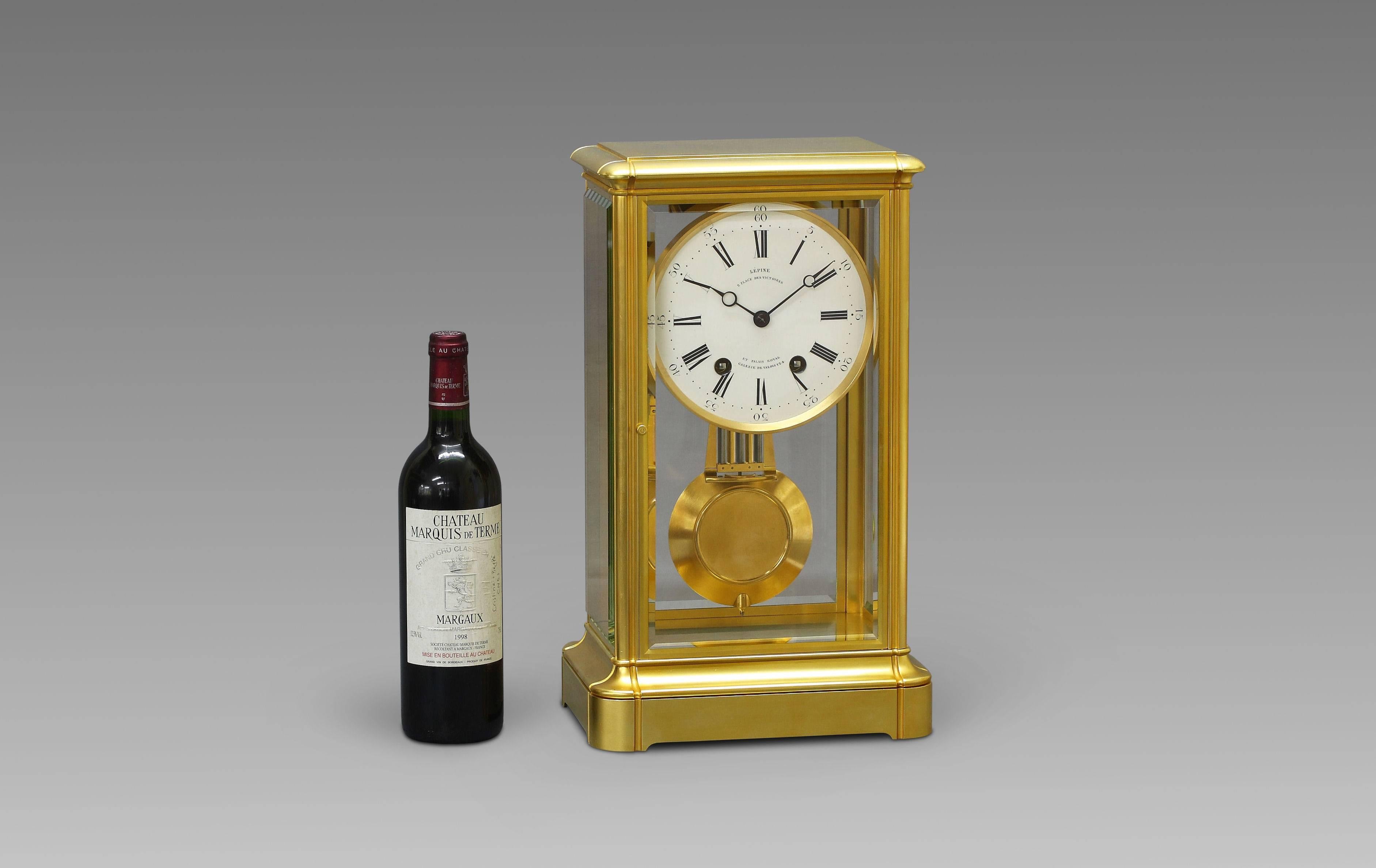 Mid-19th Century French Precision Table Regulator Clock by Lépine, 19th Century