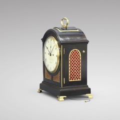 Japanned George III-Period Precision Bracket Clock by Parkinson & Frodsham